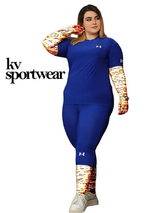ست تیشرت شلوارک سایز برگ ورزشی زنانه Under armour
